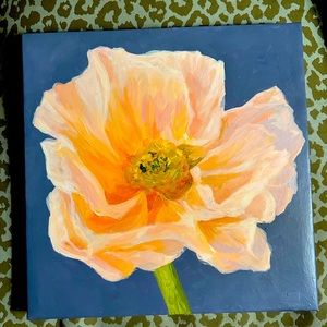 'Juni's Poppy' Original Painting